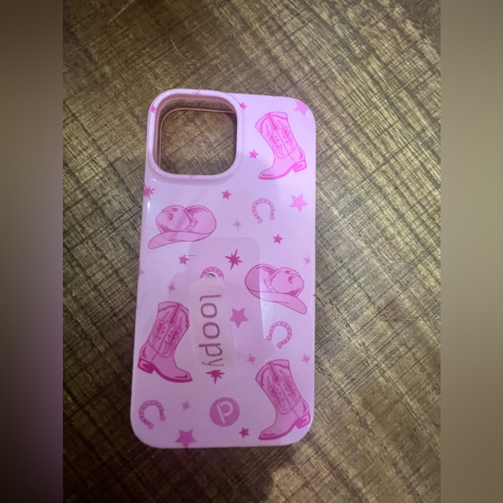 Pink Boots iPhone 13 Pro Max Loopy Case